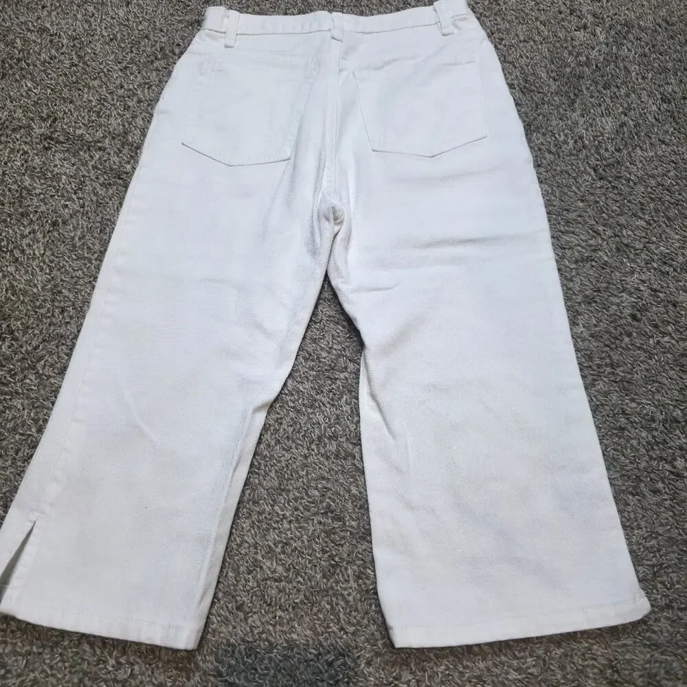 Faded glory catit capris white jean pants